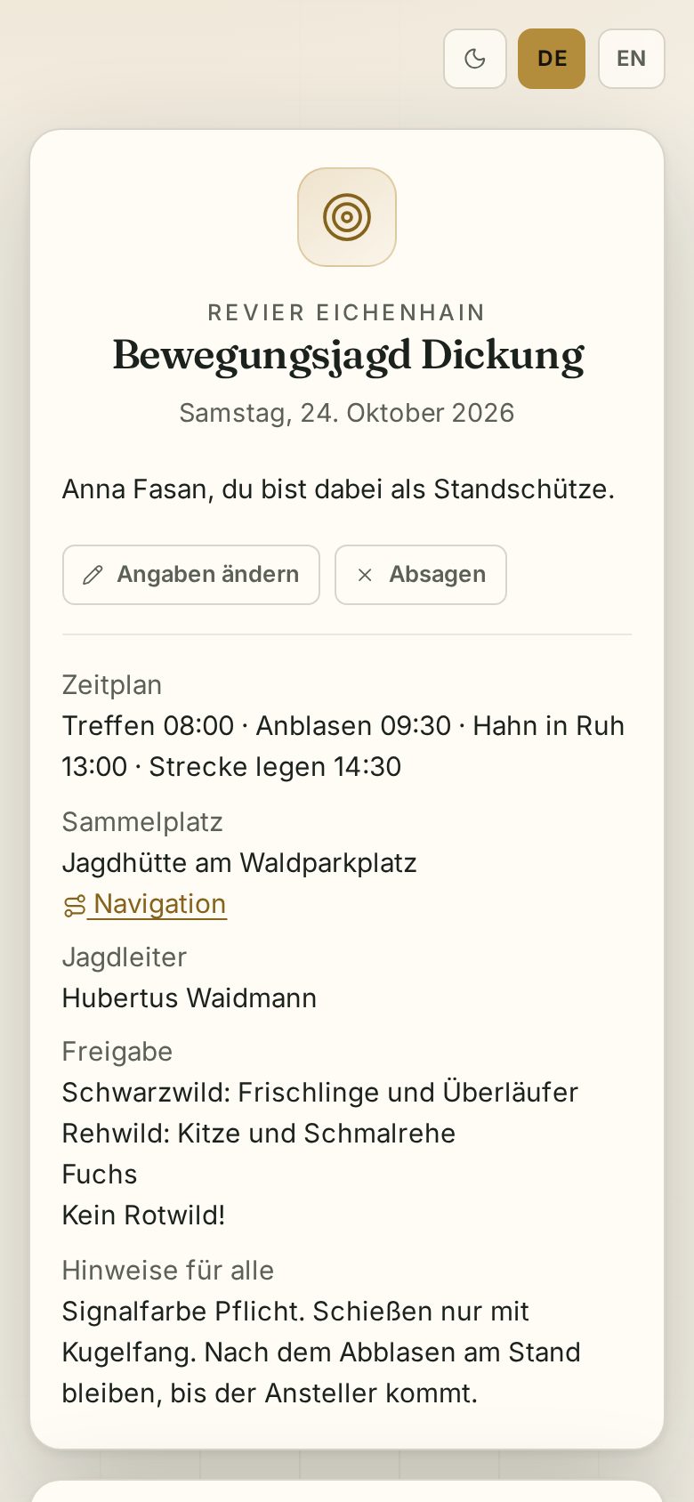 Persönliche Seite