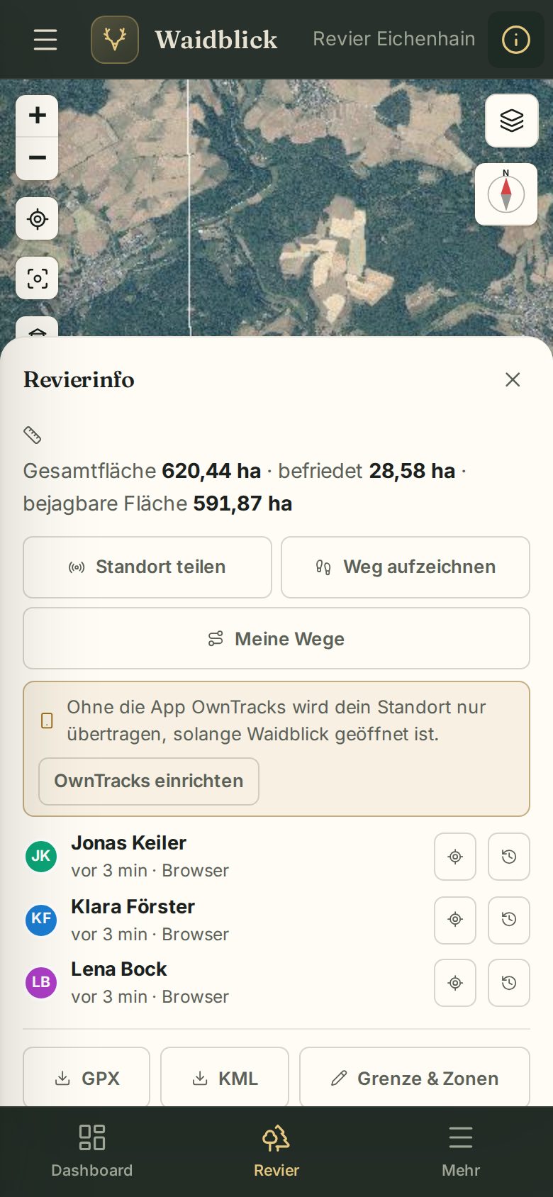 Revierinfo
